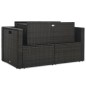 vidaXL Set muebles de jardín 6 piezas y cojines ratán sintético marrón vidaXL Set muebles de jardín 6 piezas y cojines ratán sintético marrón