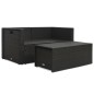 vidaXL Set muebles de jardín 6 piezas y cojines ratán sintético marrón vidaXL Set muebles de jardín 6 piezas y cojines ratán sintético marrón
