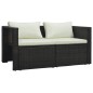 vidaXL Set muebles de jardín 6 piezas y cojines ratán sintético marrón vidaXL Set muebles de jardín 6 piezas y cojines ratán sintético marrón