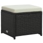 vidaXL Set muebles de jardín 6 piezas y cojines ratán sintético marrón vidaXL Set muebles de jardín 6 piezas y cojines ratán sintético marrón