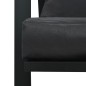 vidaXL Muebles de jardín 5 pzas y cojines de aluminio gris oscuro vidaXL Muebles de jardín 5 pzas y cojines de aluminio gris oscuro