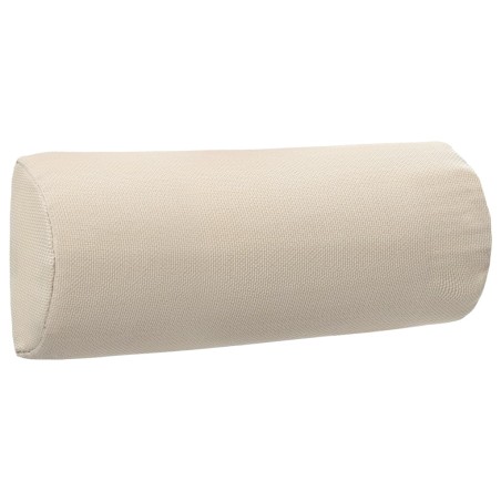 vidaXL Reposacabezas de silla de jardín textilene crema 40x7,5x15 cm