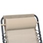 vidaXL Reposacabezas de silla de jardín textilene crema 40x7,5x15 cm vidaXL Reposacabezas de silla de jardín textilene crema 40x7,5x15 cm