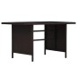 vidaXL Set muebles de jardín 3 pzas y cojines ratán sintético marrón vidaXL Set muebles de jardín 3 pzas y cojines ratán sintético marrón