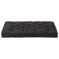 vidaXL Cojín para palés algodón negro 120x80x10 cm vidaXL Cojín para palés algodón negro 120x80x10 cm