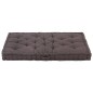 vidaXL Cojín para palés algodón gris antracita 120x80x10 cm vidaXL Cojín para palés algodón gris antracita 120x80x10 cm