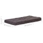 vidaXL Cojín para palés algodón gris antracita 120x80x10 cm vidaXL Cojín para palés algodón gris antracita 120x80x10 cm