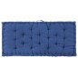 vidaXL Cojín para palés algodón azul claro 120x80x10 cm vidaXL Cojín para palés algodón azul claro 120x80x10 cm