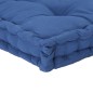 vidaXL Cojín para palés algodón azul claro 120x80x10 cm vidaXL Cojín para palés algodón azul claro 120x80x10 cm