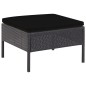 vidaXL Set de sofás de jardín 5 piezas y cojines ratán sintético negro vidaXL Set de sofás de jardín 5 piezas y cojines ratán sintético negro