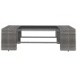 vidaXL Juego de muebles de jardín 2 piezas ratán sintético gris vidaXL Juego de muebles de jardín 2 piezas ratán sintético gris