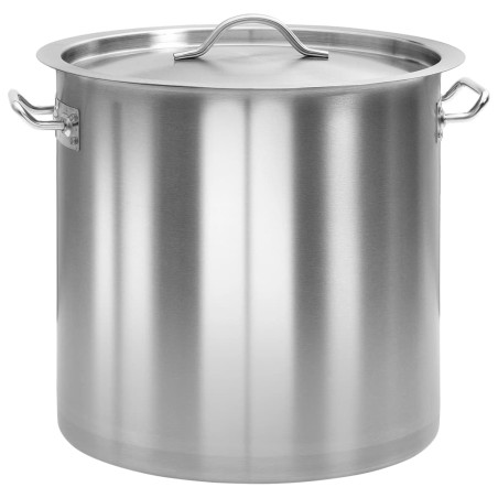 vidaXL Cacerola de acero inoxidable 27 L 32x32 cm