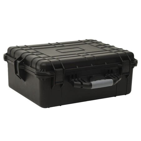 vidaXL Maletín portátil de vuelo PP negro 55x43x21 cm