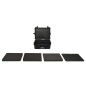 vidaXL Maletín portátil de vuelo PP negro 55x43x21 cm vidaXL Maletín portátil de vuelo PP negro 55x43x21 cm