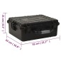 vidaXL Maletín portátil de vuelo PP negro 55x43x21 cm vidaXL Maletín portátil de vuelo PP negro 55x43x21 cm