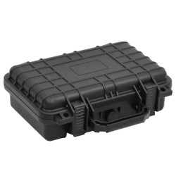vidaXL Maletín portátil de vuelo PP negro 30x22x10 cm