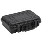 vidaXL Maletín portátil de vuelo PP negro 30x22x10 cm vidaXL Maletín portátil de vuelo PP negro 30x22x10 cm