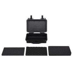 vidaXL Maletín portátil de vuelo PP negro 30x22x10 cm