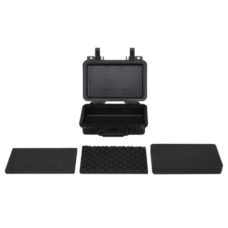 vidaXL Maletín portátil de vuelo PP negro 30x22x10 cm