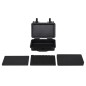 vidaXL Maletín portátil de vuelo PP negro 30x22x10 cm vidaXL Maletín portátil de vuelo PP negro 30x22x10 cm