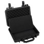 vidaXL Maletín portátil de vuelo PP negro 30x22x10 cm vidaXL Maletín portátil de vuelo PP negro 30x22x10 cm