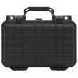 vidaXL Maletín portátil de vuelo PP negro 30x22x10 cm vidaXL Maletín portátil de vuelo PP negro 30x22x10 cm