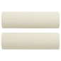 vidaXL Sofá de 3 plazas con cojines terciopelo color crema 180 cm vidaXL Sofá de 3 plazas con cojines terciopelo color crema 180 cm