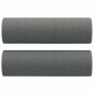 vidaXL Sofá de 2 plazas con cojines tela gris oscuro 140 cm vidaXL Sofá de 2 plazas con cojines tela gris oscuro 140 cm