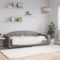 vidaXL Sofá cama tela gris taupe 80x200 cm vidaXL Sofá cama tela gris taupe 80x200 cm