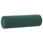 vidaXL Sofá de 2 plazas con cojines terciopelo verde oscuro 120 cm vidaXL Sofá de 2 plazas con cojines terciopelo verde oscuro 120 cm