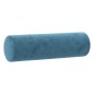 vidaXL Sofá de 2 plazas con cojines terciopelo azul 140 cm vidaXL Sofá de 2 plazas con cojines terciopelo azul 140 cm