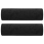vidaXL Sofá de 2 plazas con cojines terciopelo negro 140 cm vidaXL Sofá de 2 plazas con cojines terciopelo negro 140 cm