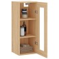vidaXL Armario de pared roble Sonoma 34,5x34x90 cm
