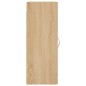 vidaXL Armario de pared roble Sonoma 34,5x34x90 cm