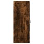 vidaXL Armario de pared roble ahumado 34,5x34x90 cm