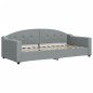 vidaXL Sofá cama tela gris claro 90x200 cm vidaXL Sofá cama tela gris claro 90x200 cm