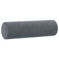 vidaXL Sofá de 3 plazas con cojines terciopelo gris oscuro 180 cm vidaXL Sofá de 3 plazas con cojines terciopelo gris oscuro 180 cm