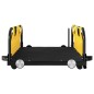 vidaXL Remolque para bicicletas hierro y tela Oxford amarillo vidaXL Remolque para bicicletas hierro y tela Oxford amarillo