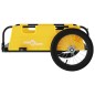 vidaXL Remolque para bicicletas hierro y tela Oxford amarillo vidaXL Remolque para bicicletas hierro y tela Oxford amarillo