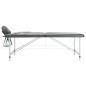 vidaXL Camilla de masaje 2 zonas marco aluminio antracita 186x68 cm vidaXL Camilla de masaje 2 zonas marco aluminio antracita 186x68 cm