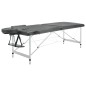 vidaXL Camilla de masaje 2 zonas marco aluminio antracita 186x68 cm vidaXL Camilla de masaje 2 zonas marco aluminio antracita 186x68 cm