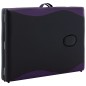 vidaXL Camilla de masaje plegable 2 zonas madera negro vidaXL Camilla de masaje plegable 2 zonas madera negro
