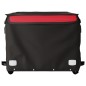 vidaXL Remolque para bicicleta hierro negro y rojo 45 kg vidaXL Remolque para bicicleta hierro negro y rojo 45 kg