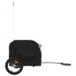vidaXL Remolque de bicicleta mascotas hierro tela Oxford negro vidaXL Remolque de bicicleta mascotas hierro tela Oxford negro