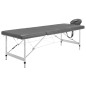 vidaXL Camilla masaje 4 zonas estructura aluminio antracita 186x68 cm vidaXL Camilla masaje 4 zonas estructura aluminio antracita 186x68 cm