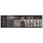 vidaXL Alfombra de cocina lavable terciopelo negro café 45x150 cm vidaXL Alfombra de cocina lavable terciopelo negro café 45x150 cm