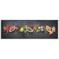 vidaXL Alfombra de cocina lavable terciopelo dibujo especias 60x180 cm vidaXL Alfombra de cocina lavable terciopelo dibujo especias 60x180 cm
