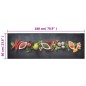 vidaXL Alfombra de cocina lavable terciopelo dibujo especias 60x180 cm vidaXL Alfombra de cocina lavable terciopelo dibujo especias 60x180 cm