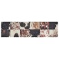 vidaXL Alfombra de cocina lavable terciopelo piel de animal 45x150 cm