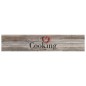 vidaXL Alfombra de cocina lavable terciopelo Cooking gris 60x300 cm vidaXL Alfombra de cocina lavable terciopelo Cooking gris 60x300 cm